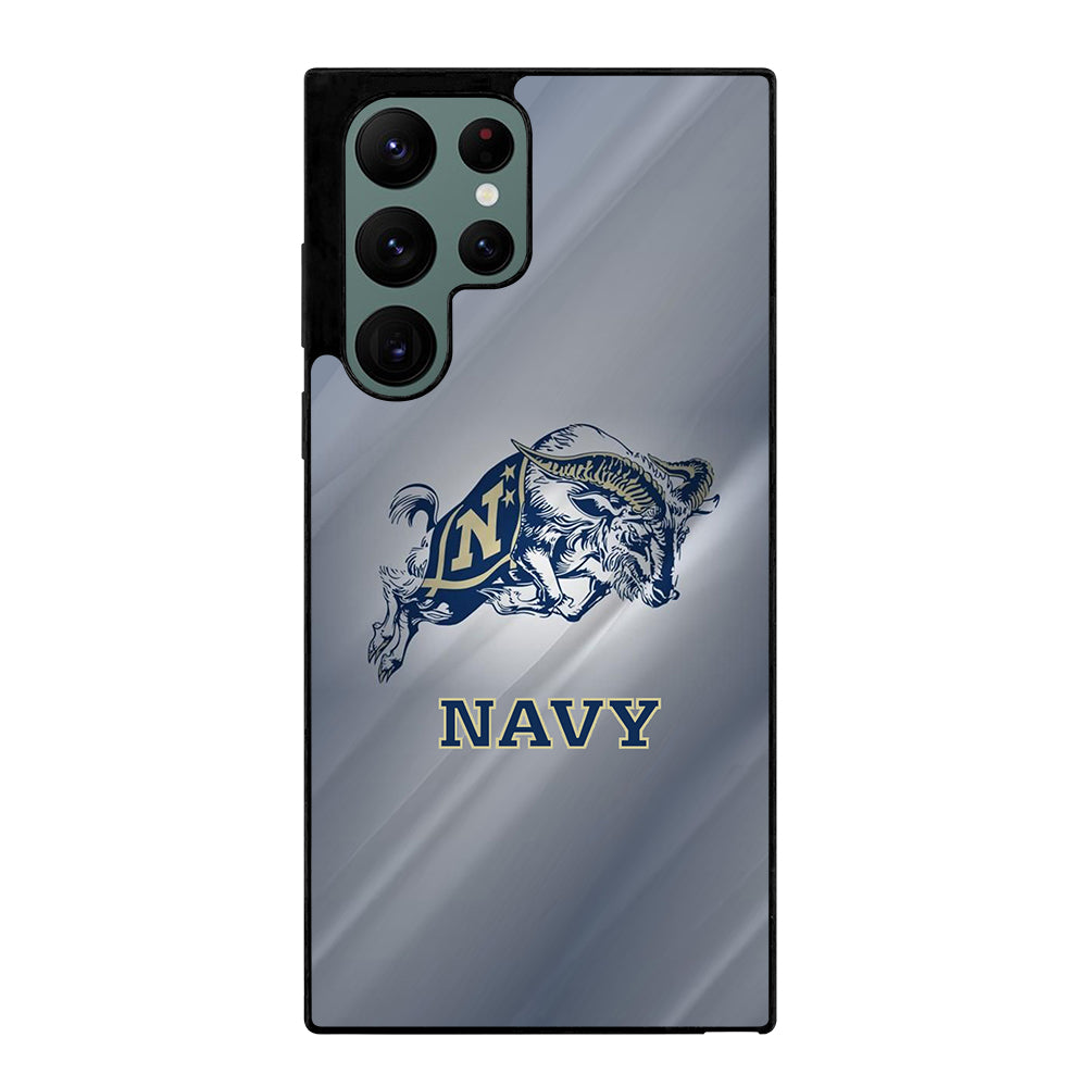 NAVY MIDSHIPMEN LOGO NFL Samsung Galaxy S22 Ultra Case Cover