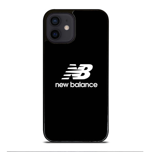 NEW BALANCE BLACK LOGO iPhone 12 Mini Case Cover