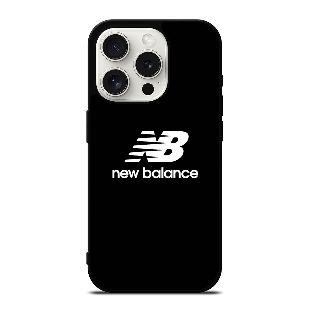 NEW BALANCE BLACK LOGO iPhone 15 Pro Case Cover