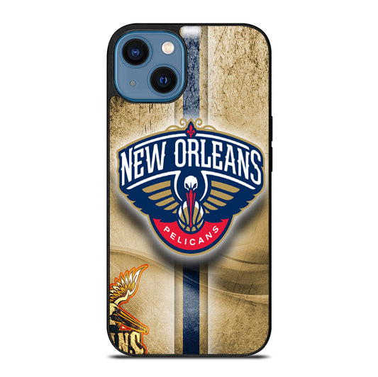 NEW ORLEANS PELICANS NBA LOGO iPhone 14 Case Cover