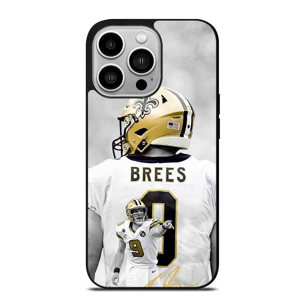 NEW ORLEANS SAINTS DREW BREES FOOTBALL iPhone 14 Pro Case Cover