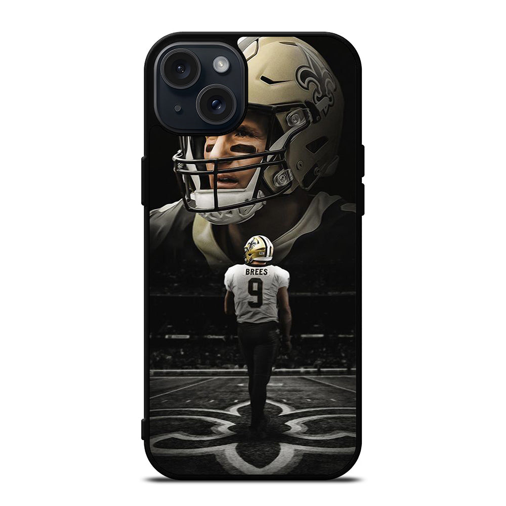 NEW ORLEANS SAINTS DREW BREES NFL iPhone 15 Plus Case Cover