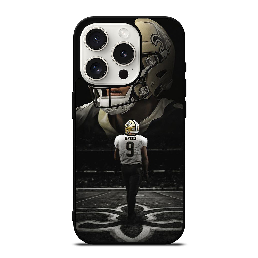 NEW ORLEANS SAINTS DREW BREES NFL iPhone 15 Pro Case Cover