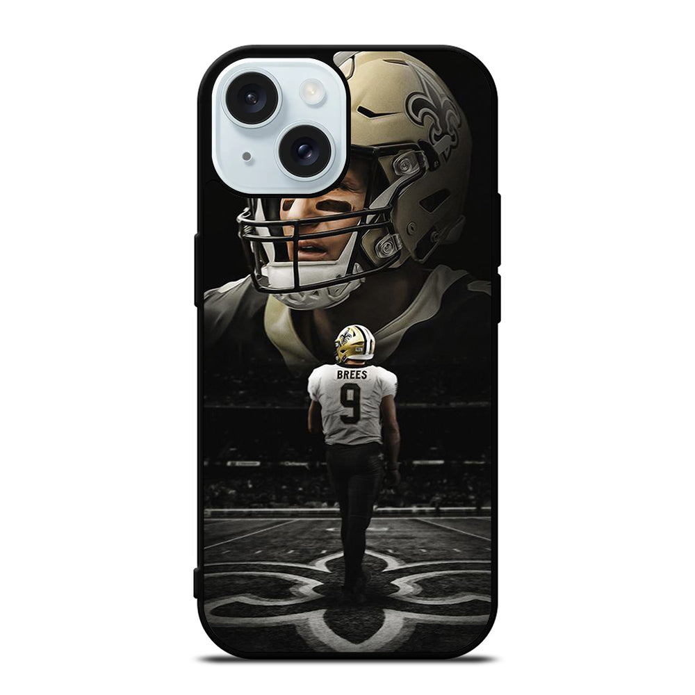 NEW ORLEANS SAINTS DREW BREES NFL iPhone 15 Case Cover