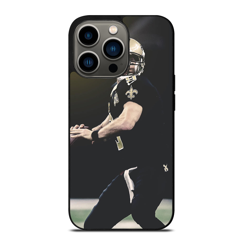 NEW ORLEANS SAINTS DREW BREES PLAYER iPhone 13 Pro Case Cover