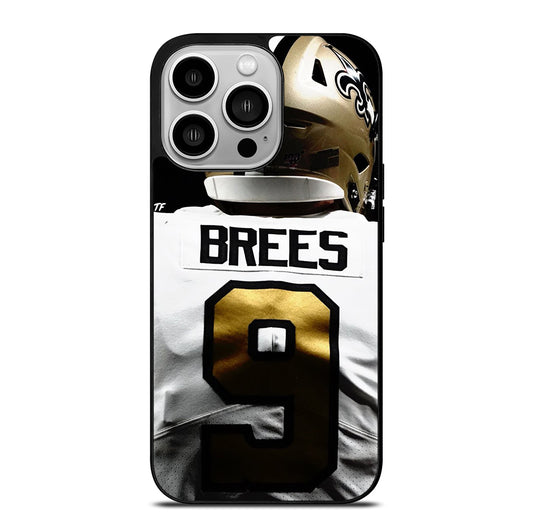 NEW ORLEANS SAINTS NFL DREW BREES iPhone 14 Pro Case Cover