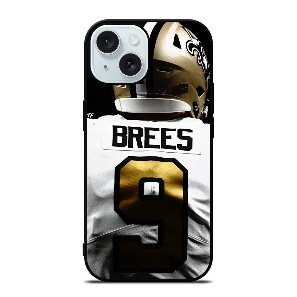 NEW ORLEANS SAINTS NFL DREW BREES iPhone 15 Case Cover