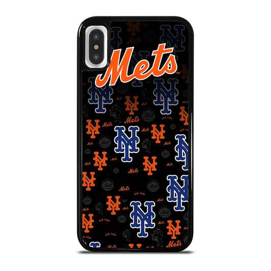NEW YORK METS PATTERN LOGO iPhone X / XS Case Cover