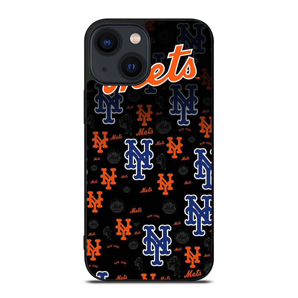 NEW YORK METS PATTERN LOGO iPhone 14 Plus Case Cover