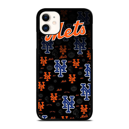NEW YORK METS PATTERN LOGO iPhone 11 Case Cover