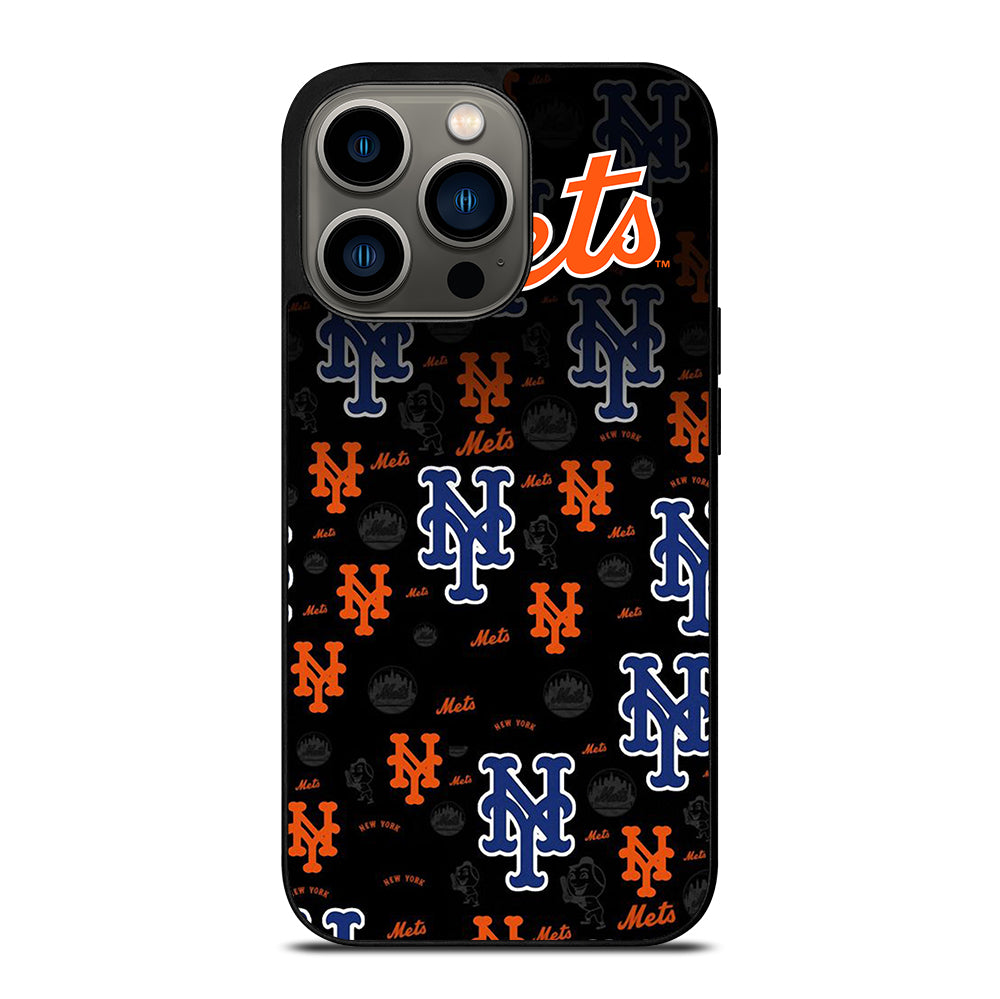 NEW YORK METS PATTERN LOGO iPhone 13 Pro Case Cover