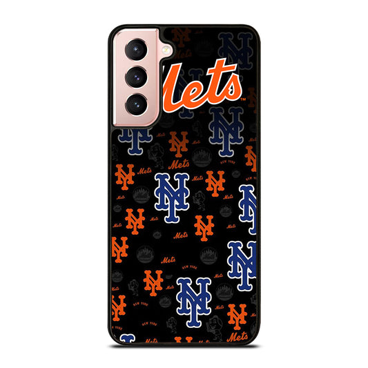 NEW YORK METS PATTERN LOGO Samsung Galaxy S21 Case Cover