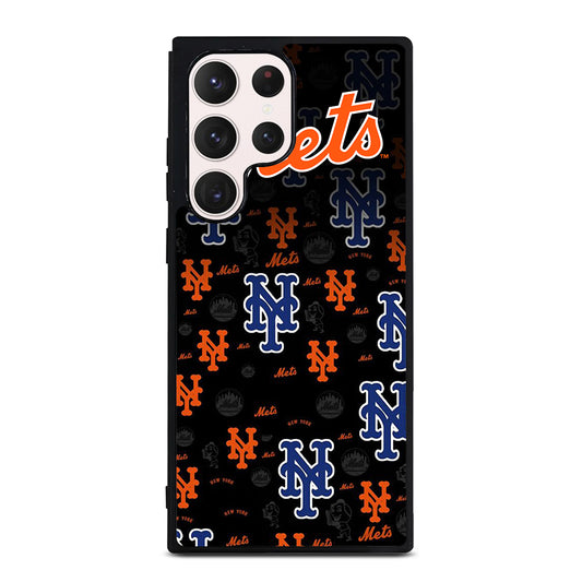 NEW YORK METS PATTERN LOGO Samsung Galaxy S23 Ultra Case Cover