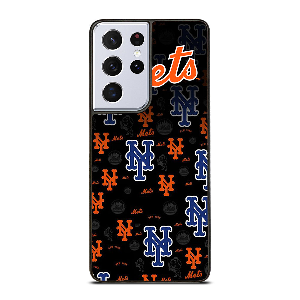 NEW YORK METS PATTERN LOGO Samsung Galaxy S21 Ultra Case Cover