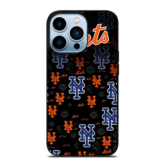 NEW YORK METS PATTERN LOGO iPhone 13 Pro Max Case Cover