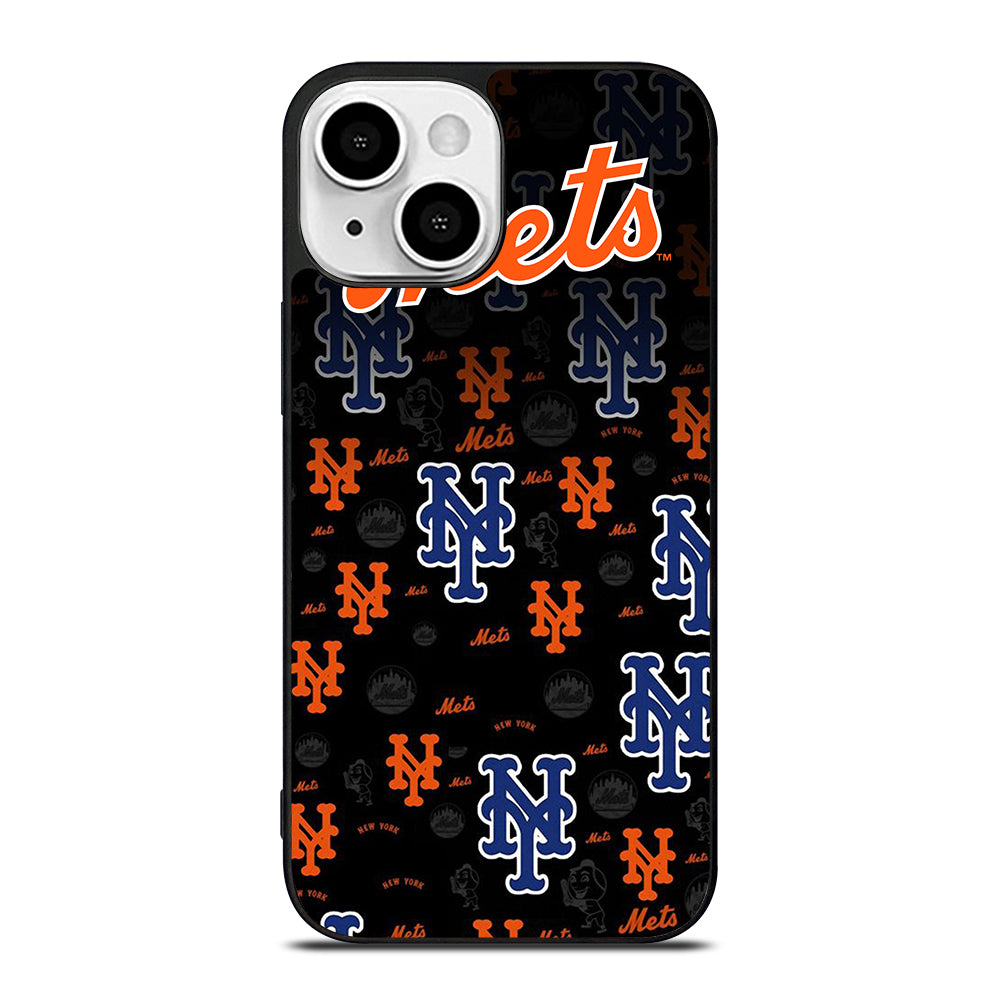 NEW YORK METS PATTERN LOGO iPhone 13 Mini Case Cover