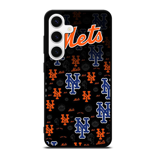NEW YORK METS PATTERN LOGO Samsung Galaxy S24 Case Cover