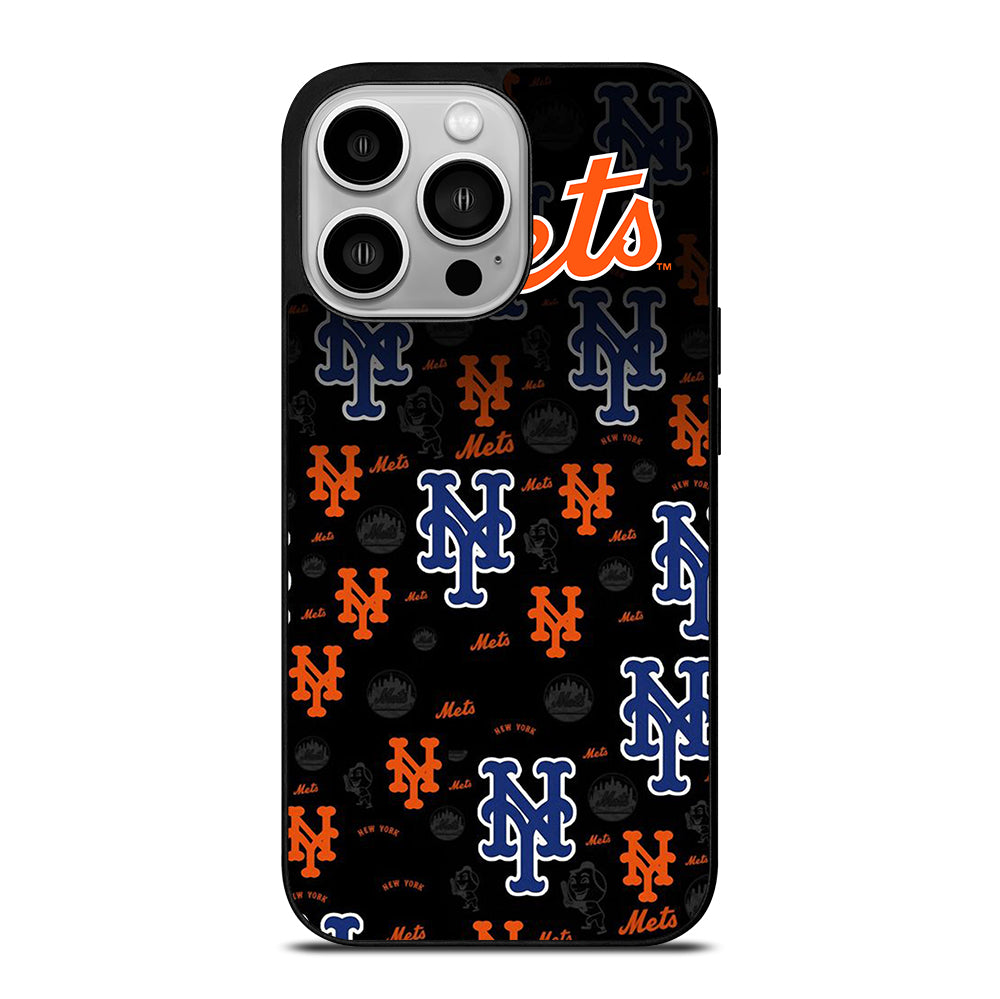NEW YORK METS PATTERN LOGO iPhone 14 Pro Case Cover