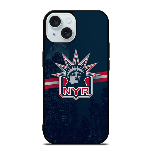 NEW YORK RANGERS NHL SYMBOL iPhone 15 Case Cover