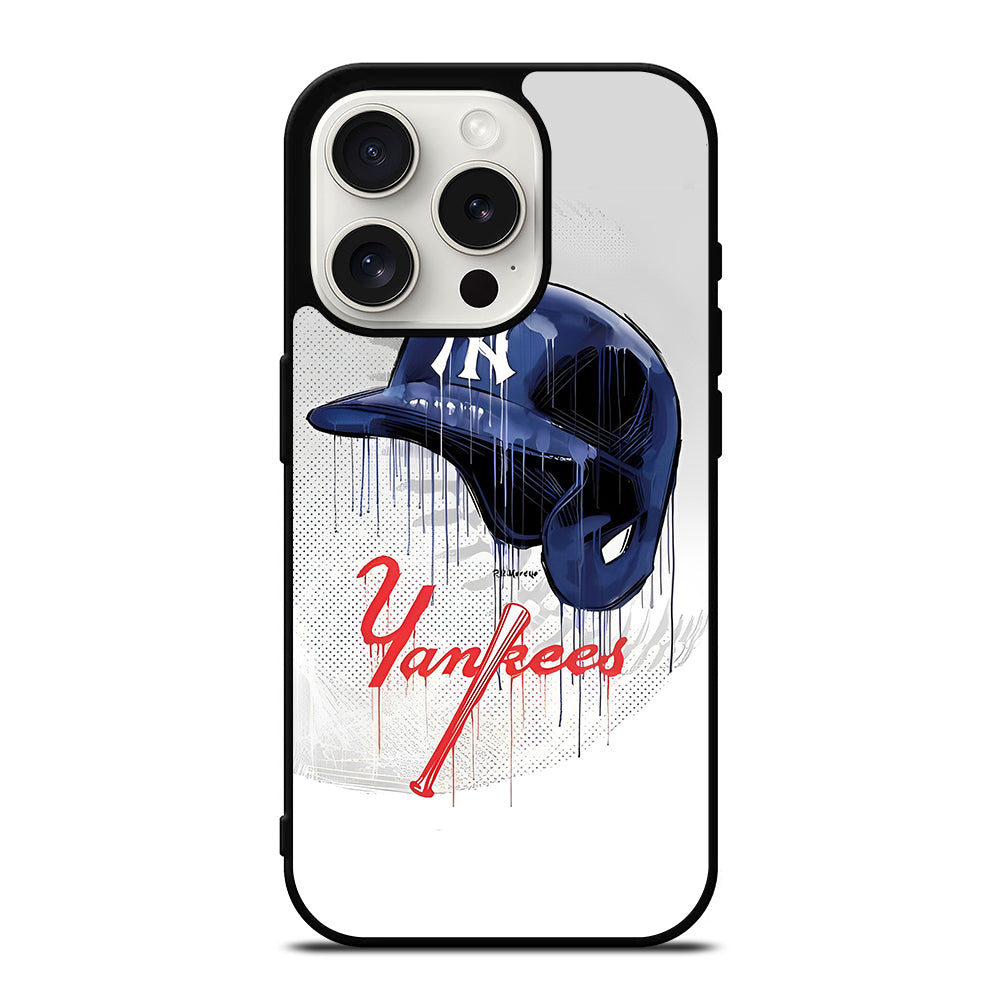 NEW YORK YANKEES ART LOGO iPhone 15 Pro Case Cover