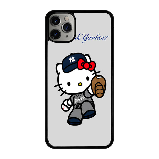 NEW YORK YANKEES HELLO KITTY CARTOON iPhone 11 Pro Max Case Cover