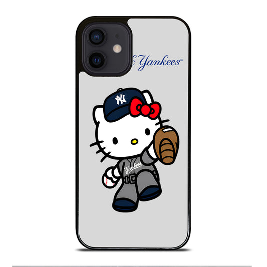 NEW YORK YANKEES HELLO KITTY CARTOON iPhone 12 Mini Case Cover