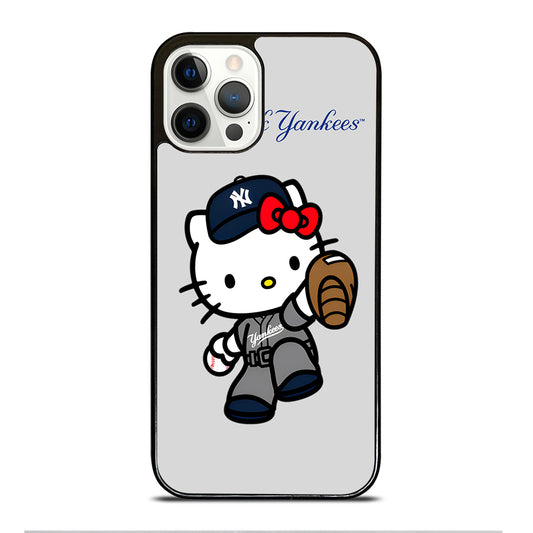 NEW YORK YANKEES HELLO KITTY CARTOON iPhone 12 Pro Case Cover