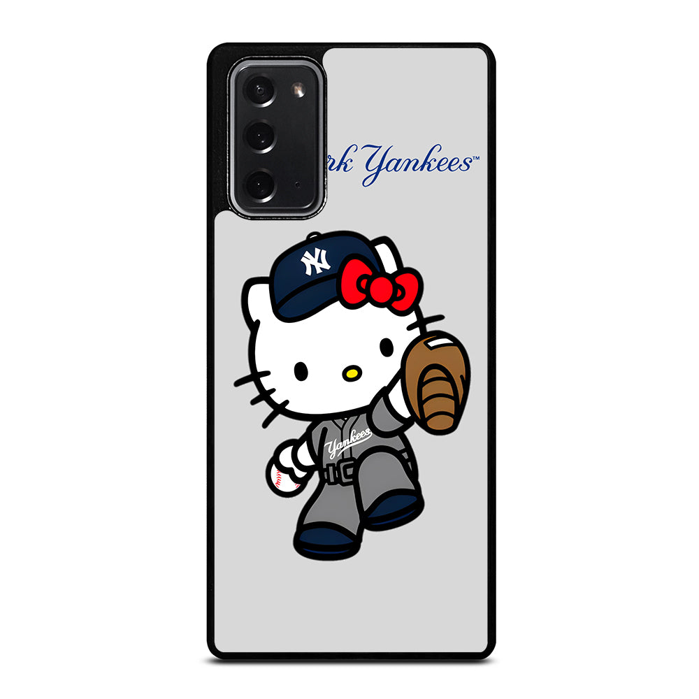 NEW YORK YANKEES HELLO KITTY CARTOON Samsung Galaxy Note 20 Case Cover