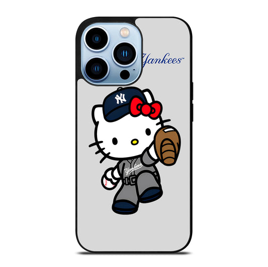 NEW YORK YANKEES HELLO KITTY CARTOON iPhone 13 Pro Max Case Cover