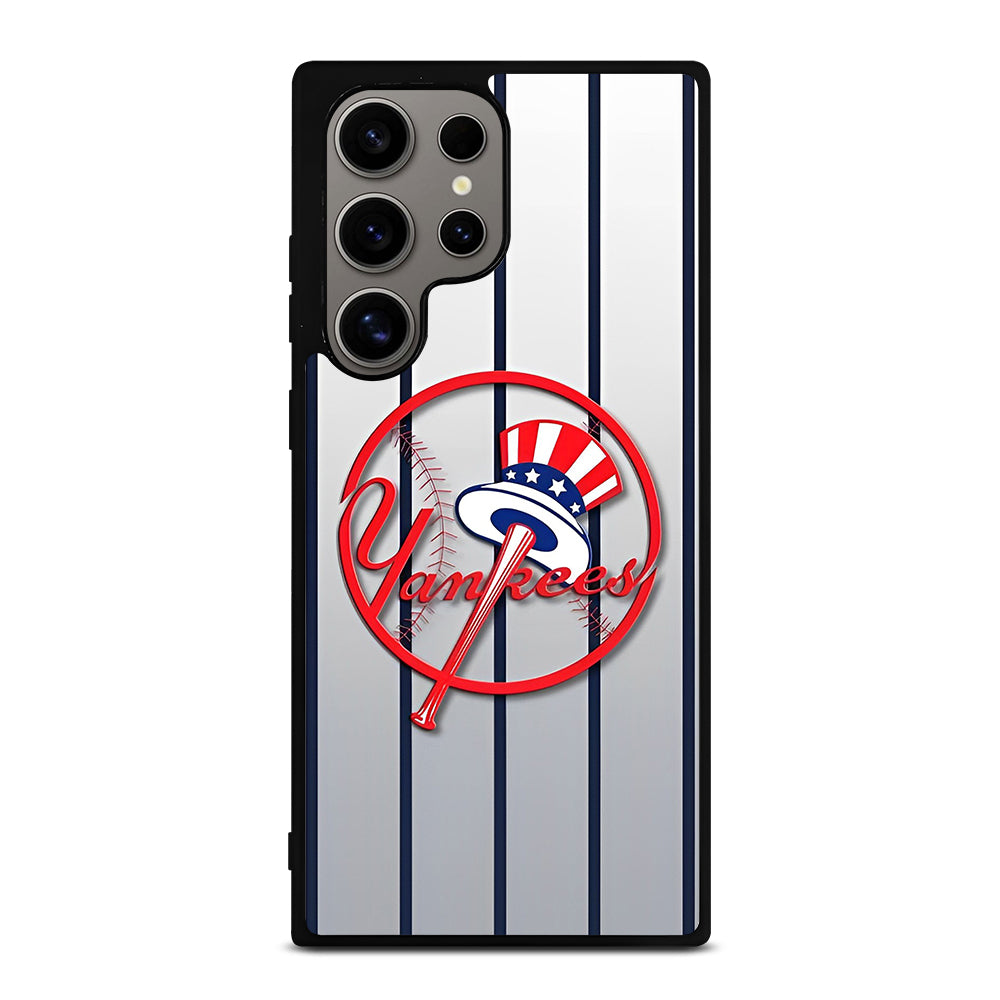 NEW YORK YANKEES STRIPE LOGO Samsung Galaxy S24 Ultra Case Cover