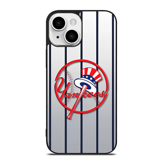 NEW YORK YANKEES STRIPE LOGO iPhone 13 Mini Case Cover