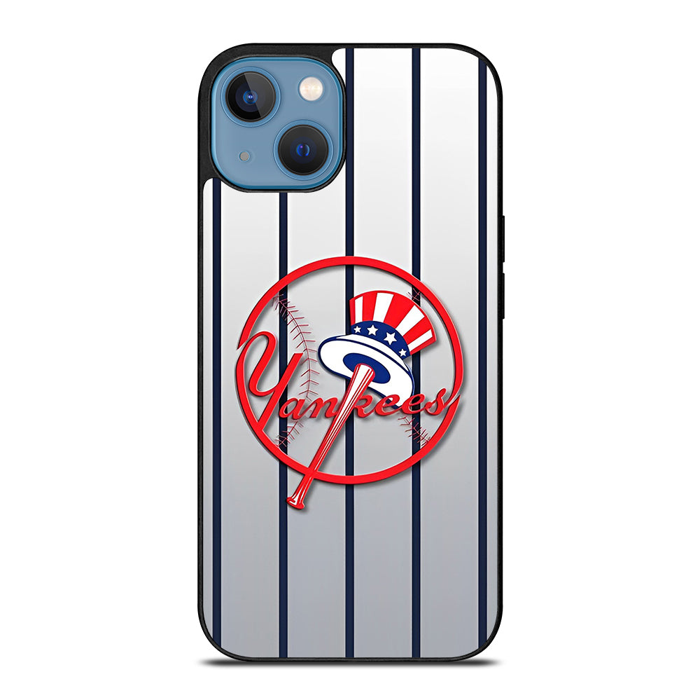 NEW YORK YANKEES STRIPE LOGO iPhone 13 Case Cover