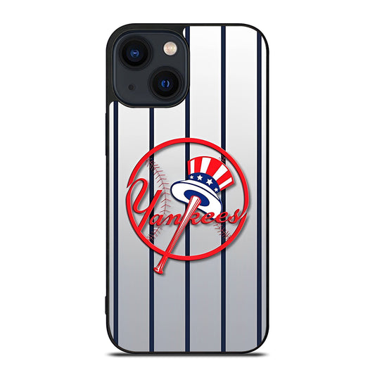 NEW YORK YANKEES STRIPE LOGO iPhone 14 Plus Case Cover
