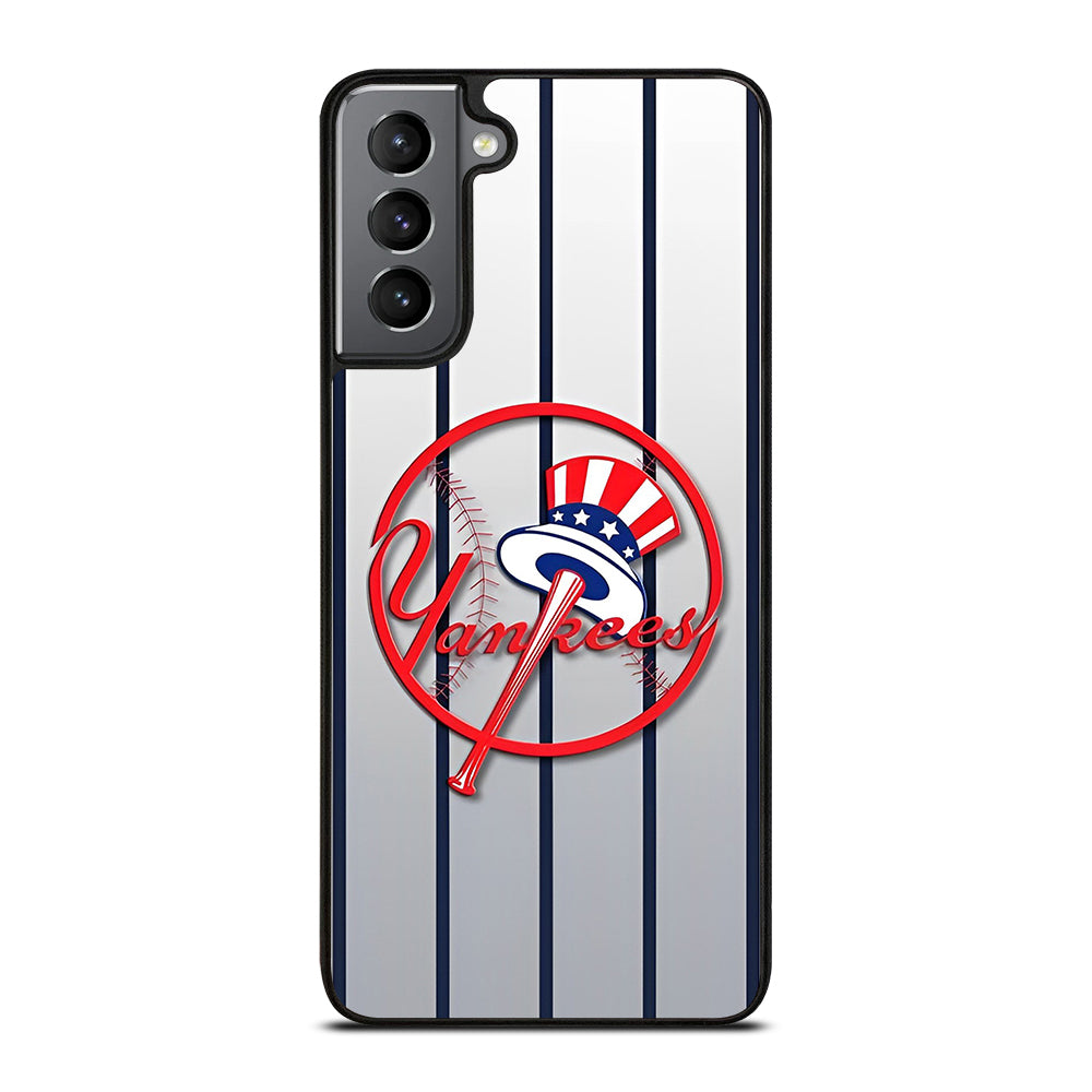 NEW YORK YANKEES STRIPE LOGO Samsung Galaxy S21 Plus Case Cover