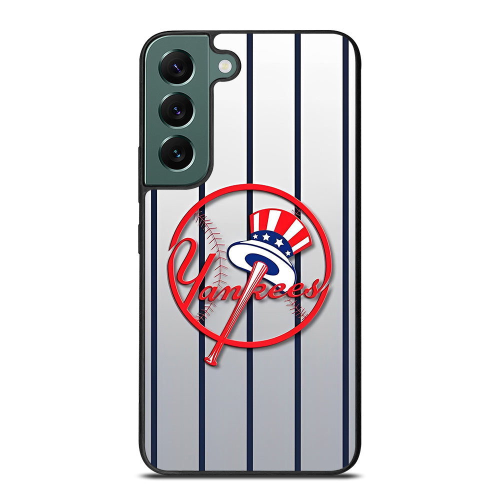NEW YORK YANKEES STRIPE LOGO Samsung Galaxy S22 Case Cover