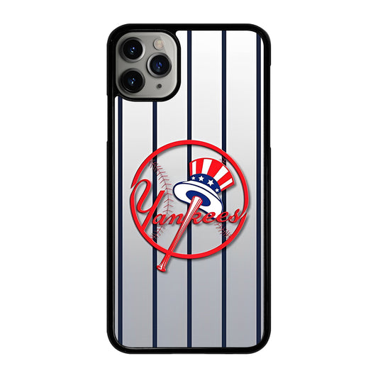 NEW YORK YANKEES STRIPE LOGO iPhone 11 Pro Max Case Cover