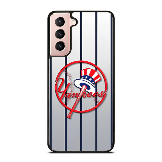 NEW YORK YANKEES STRIPE LOGO Samsung Galaxy S21 Case Cover