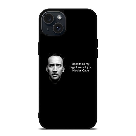 NICOLAS CAGE QUOTE 2 iPhone 15 Plus Case Cover