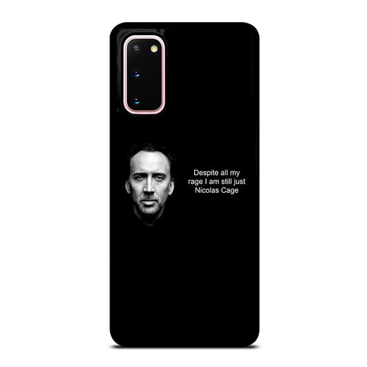 NICOLAS CAGE QUOTE 2 Samsung Galaxy S20 Case Cover