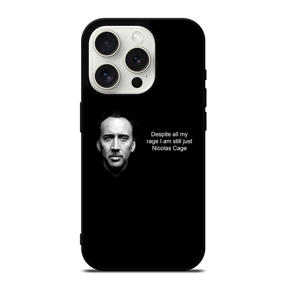 NICOLAS CAGE QUOTE 2 iPhone 15 Pro Case Cover