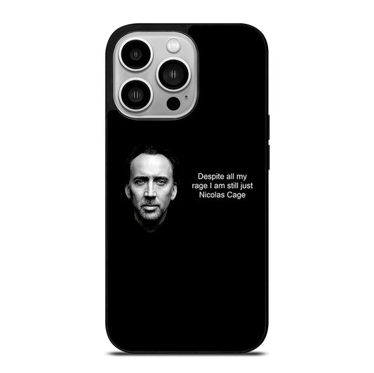 NICOLAS CAGE QUOTE 2 iPhone 14 Pro Case Cover