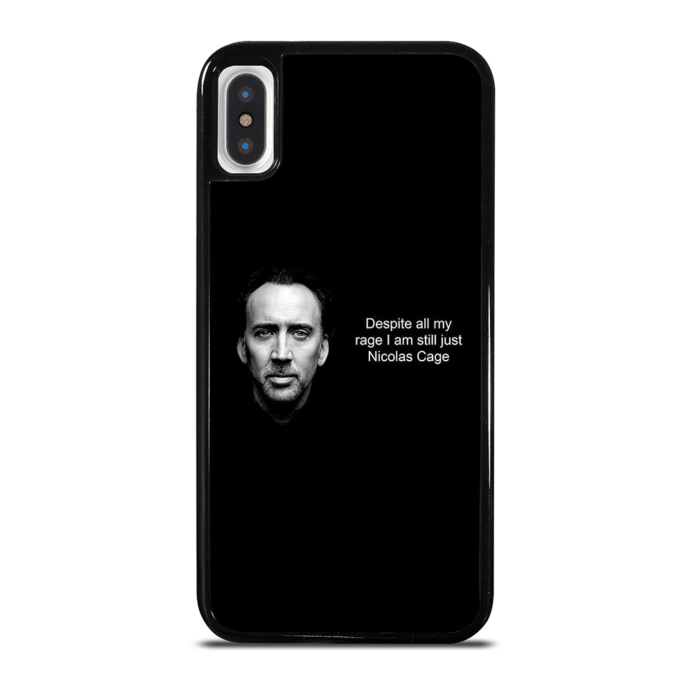 NICOLAS CAGE QUOTE 2 iPhone X / XS Case Cover