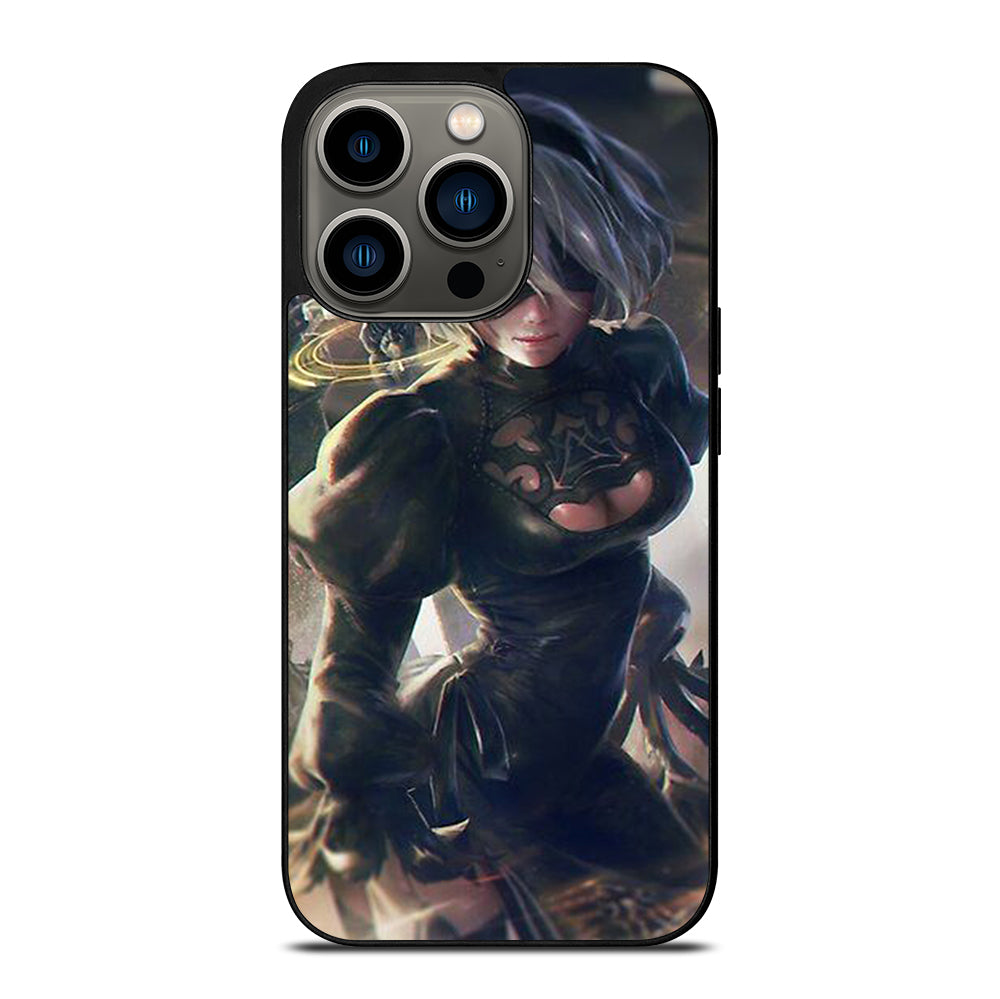 NIER AUTOMATA 2B ART iPhone 13 Pro Case Cover