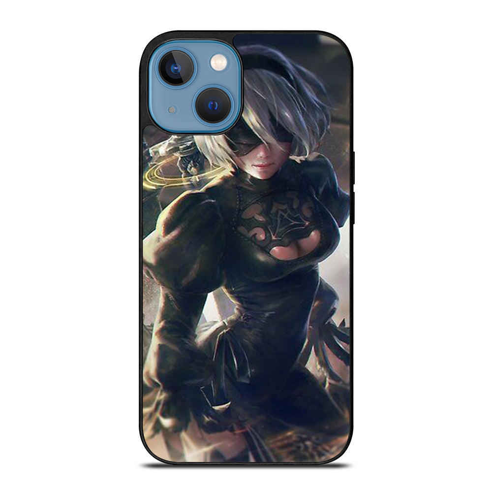 NIER AUTOMATA 2B ART iPhone 13 Case Cover
