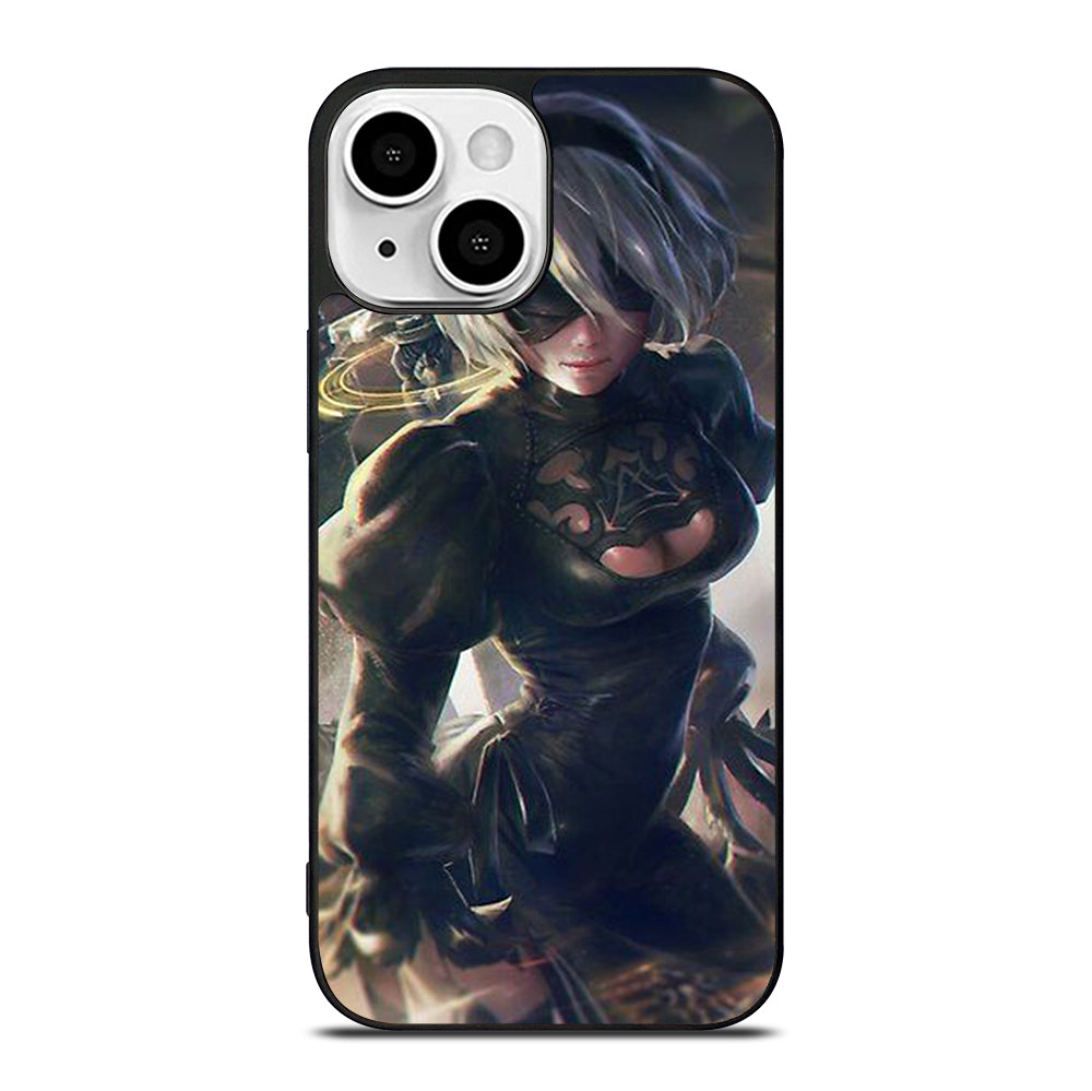 NIER AUTOMATA 2B ART iPhone 13 Mini Case Cover
