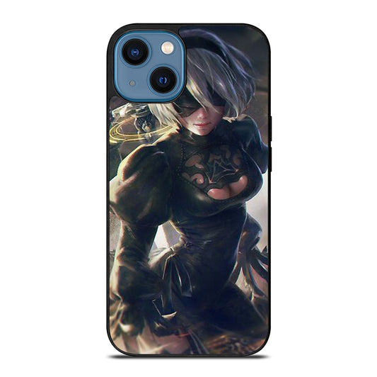 NIER AUTOMATA 2B ART iPhone 14 Case Cover