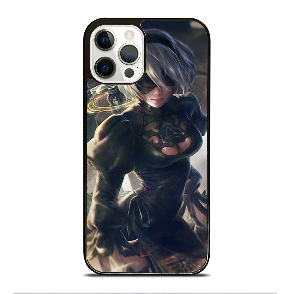 NIER AUTOMATA 2B ART iPhone 12 Pro Case Cover