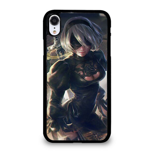 NIER AUTOMATA 2B ART iPhone XR Case Cover