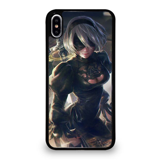 NIER AUTOMATA 2B ART iPhone XS Max Case Cover