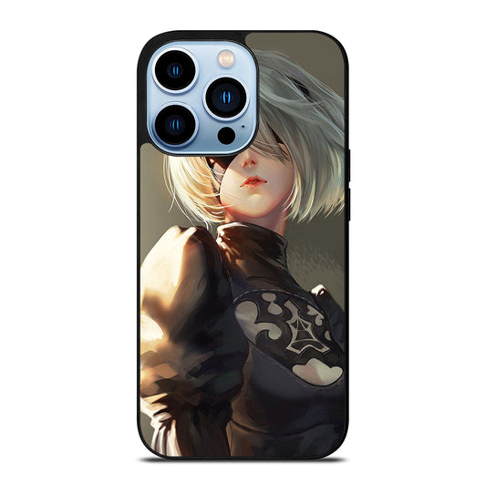 NIER AUTOMATA 2B FACE ANIME iPhone 13 Pro Max Case Cover
